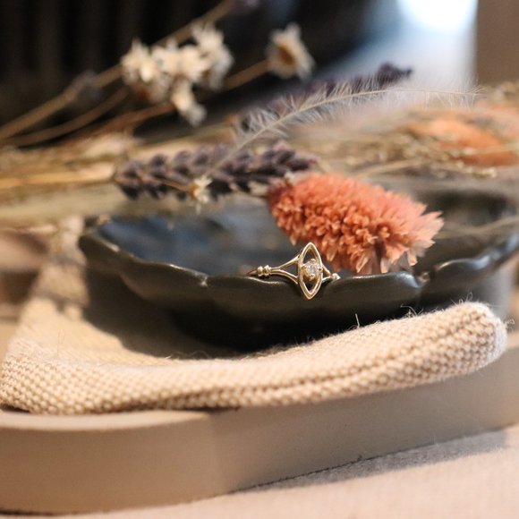 "Settling Stars" | The truth will find you | Vintage Inspired Diamond Ring - Picture 11 of 14